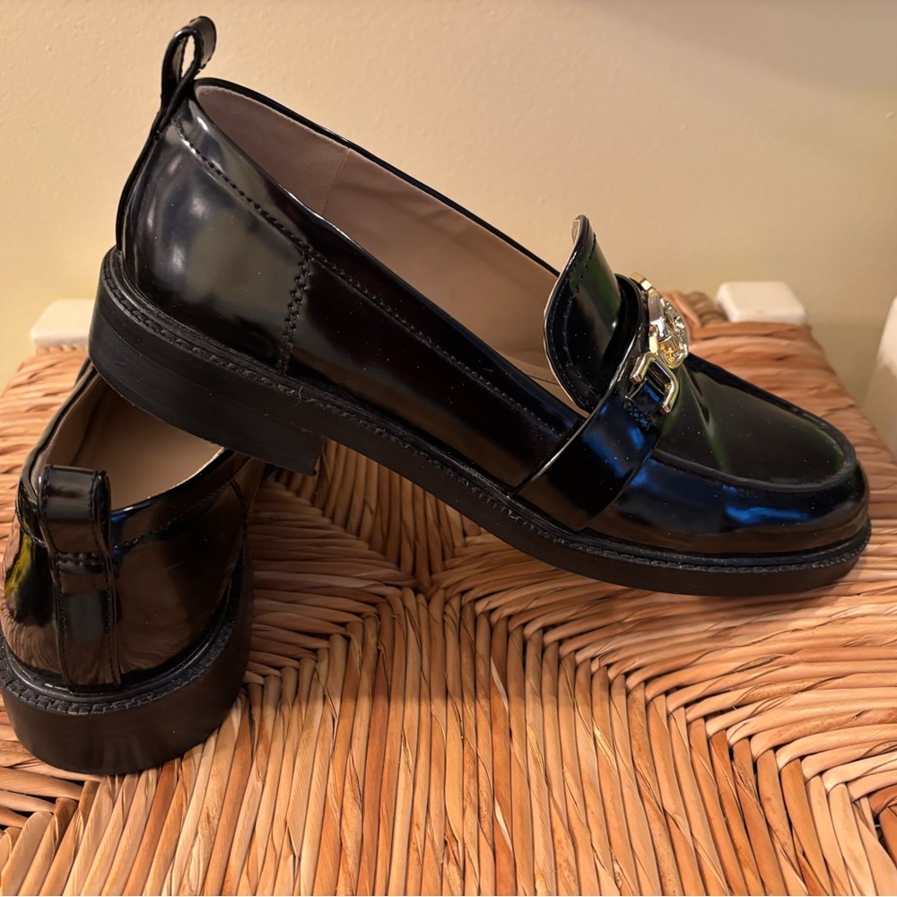 Sam Edelman patent leather loafers size 9